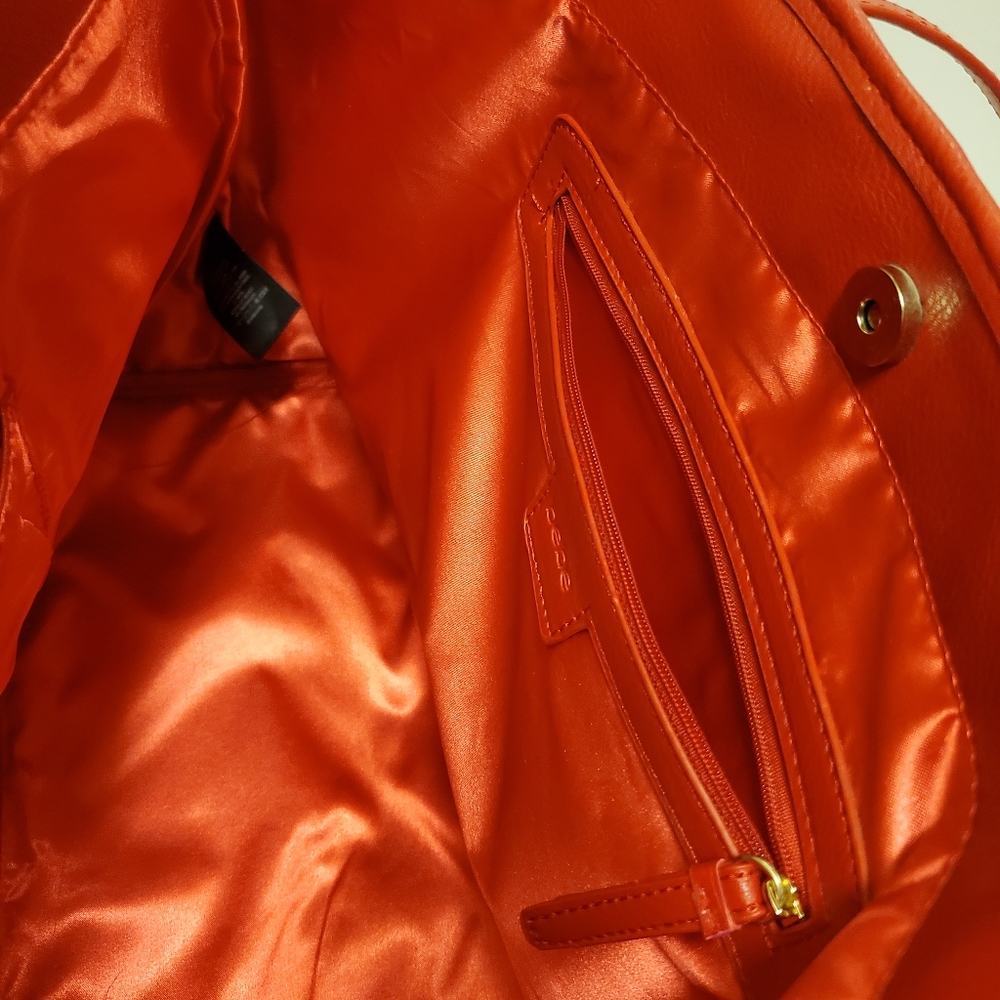 BEBE Red Purse - Picture 7 of 13